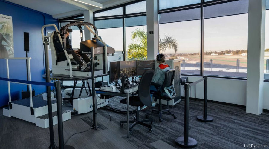 Virtual Reality Flight Simulator for H125 in California