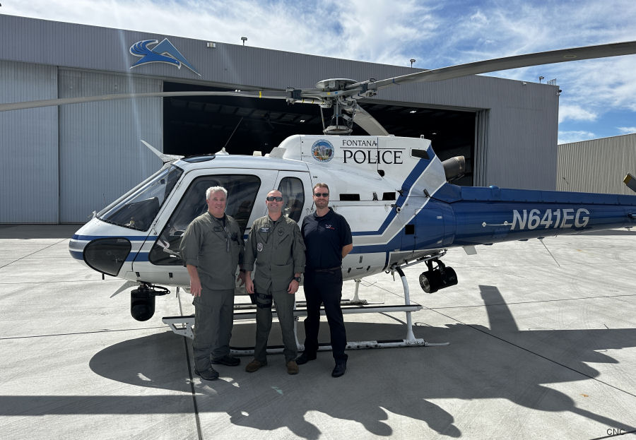 New Mission Suite for Fontana PD AS350B2 Helicopter