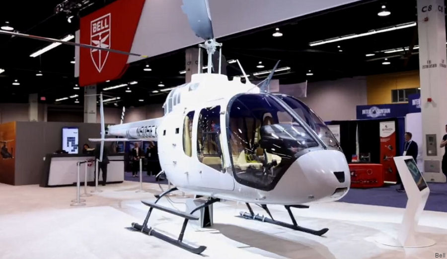 Bell 505 at Heli-Expo 2024