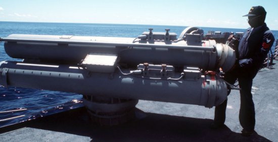 Torpedo Launchers Mk 32 triple-tube 324mm