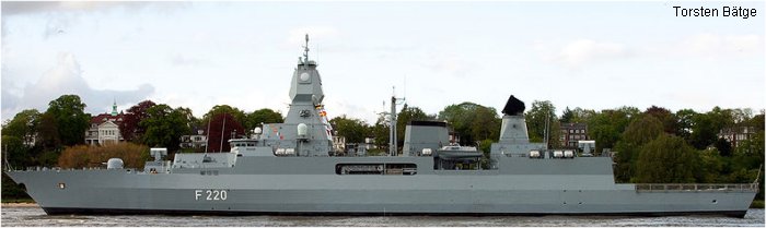 Guided-Missile Destroyer F 124 Sachsen class