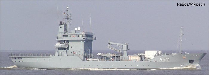 Support Ship 404 Elbe class