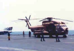 Helicopters Eagle Claw on Aircraft Carrier USS Nimitz