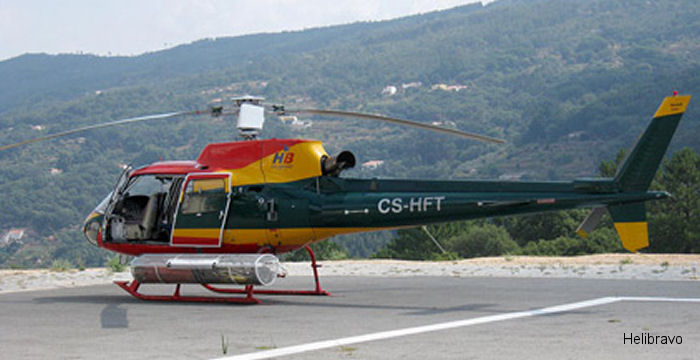 Helicopter Aerospatiale AS350B1 Ecureuil Serial 2097 Register CS-HFT I-FLAO used by HeliBravo ,Eliwork. Aircraft history and location