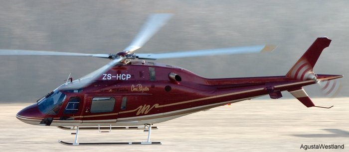 Helicopter Agusta A119 Koala Serial 14061 Register ZS-HCP. Aircraft history and location