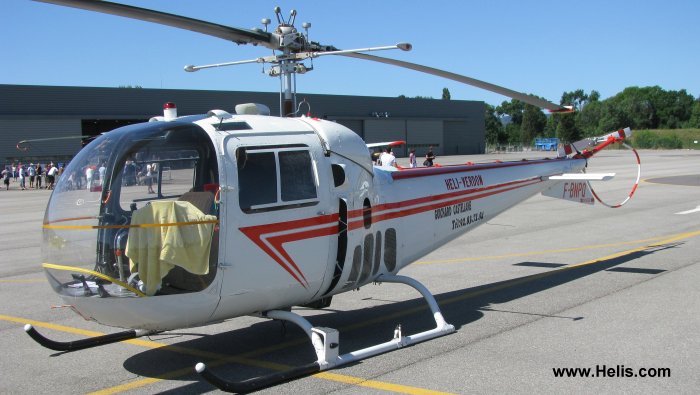Helicopter Bell 47J Serial 1425 Register I-AGUS F-BNPQ. Built 1957. Aircraft history and location