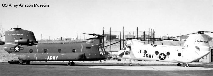 YCH-1A YCH-1B helicopters