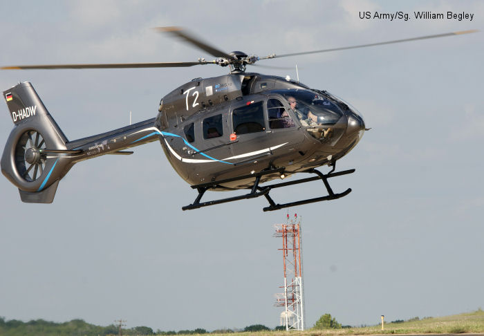 Helicopter Airbus H145D2 / EC145T2 Serial 20002 Register D-HADW used by Airbus Helicopters Deutschland GmbH (Airbus Helicopters Germany) ,Eurocopter Deutschland GmbH (Eurocopter Germany). Aircraft history and location