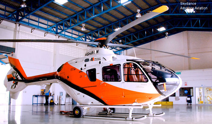Helicopter Eurocopter EC135P2+ Serial 0620 Register HS ACN HS-ACN used by Advance Aviation. Aircraft history and location
