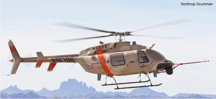 Helicopter Bell Fire-X Serial 53343 Register N91796 LV-ZPF used by Northrop Grumman ,Bell Helicopter ,Gobiernos Provinciales Gobierno de Salta (Salta Province Government). Built 1999. Aircraft history and location