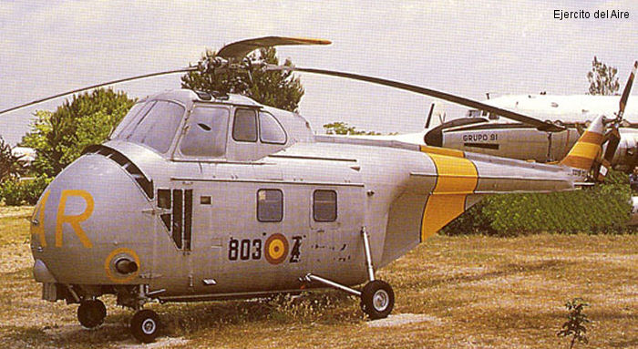 s-55 H-19 ejercito del aire