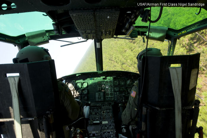 cockpit Photos of UH-1N in US Air Force helicopter service.
