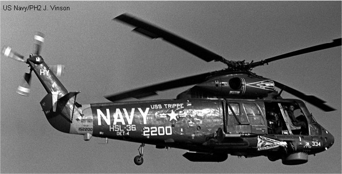 Helicopter Kaman UH-2B Serial 184 Register 152200 used by US Navy USN. Aircraft history and location