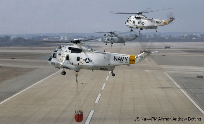 Helicopter Sikorsky HSS-2 Sea King Serial 61-079 Register 149005 used by US Navy USN. Aircraft history and location