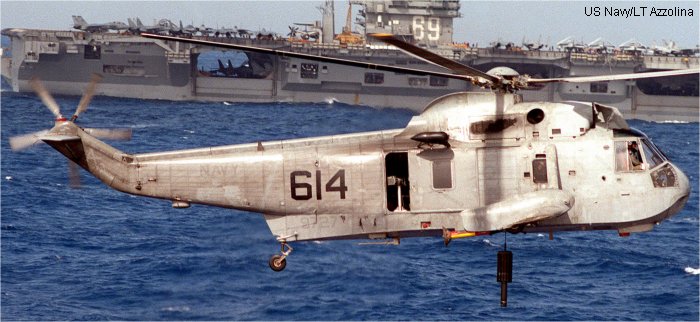 Helicopter Sikorsky HSS-2 Sea King Serial 61-162 Register 149727 used by Carson Helicopters ,US Navy USN. Aircraft history and location