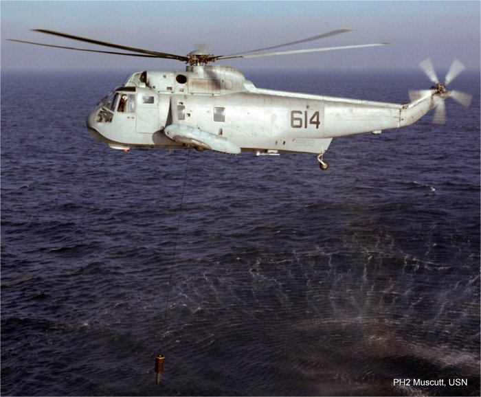 Helicopter Sikorsky HSS-2 Sea King Serial 61-171 Register 149902 used by US Navy USN. Aircraft history and location