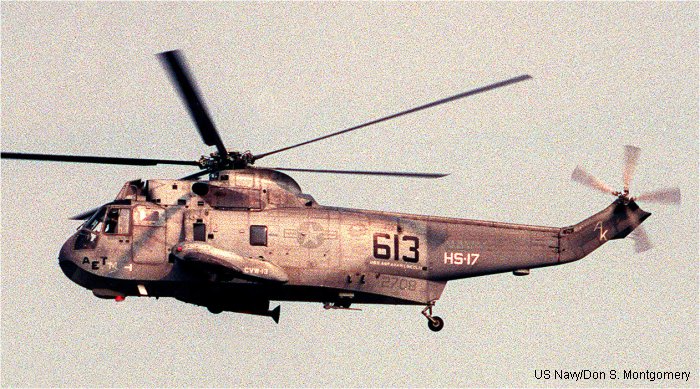 Helicopter Sikorsky SH-3D Sea King Serial 61-373 Register 152708 used by US Navy USN. Aircraft history and location