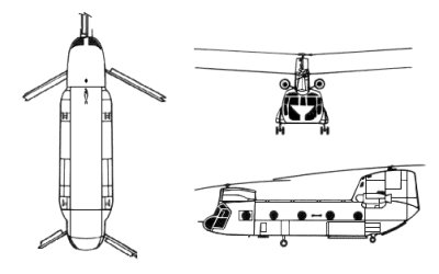 Chinook Helicopter Model