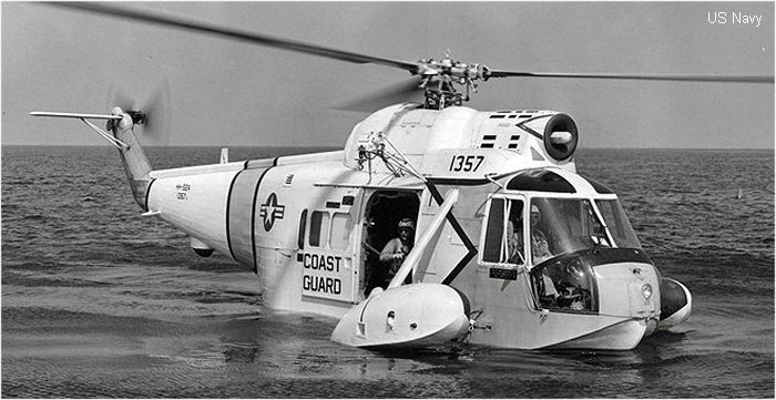 Helicopter Sikorsky HH-52A Sea Guard Serial 62-026 Register 1357 used by US Coast Guard USCG. Built 1962. Aircraft history and location