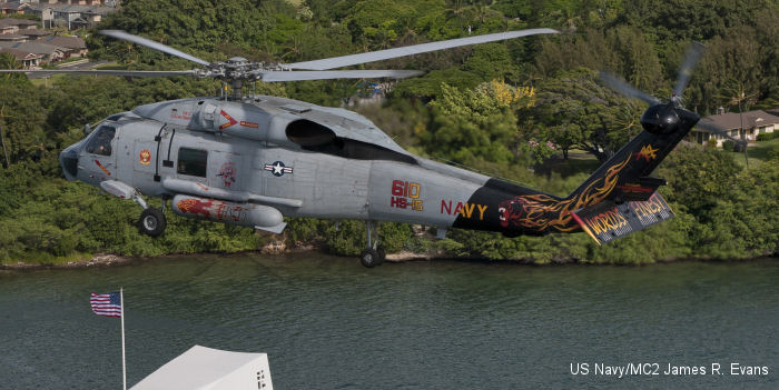 Helicopter Sikorsky SH-60F Oceanhawk Serial 70-1807 Register 164618 used by US Navy USN. Aircraft history and location