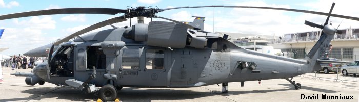 Helicopter Sikorsky HH-60G Pave Hawk Serial 70-1306 Register 88-26109 used by US Air Force USAF. Aircraft history and location