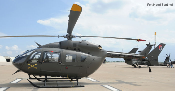 Helicopter Eurocopter UH-72A Lakota Serial  Register 11-72201 used by US Army Aviation Army. Aircraft history and location