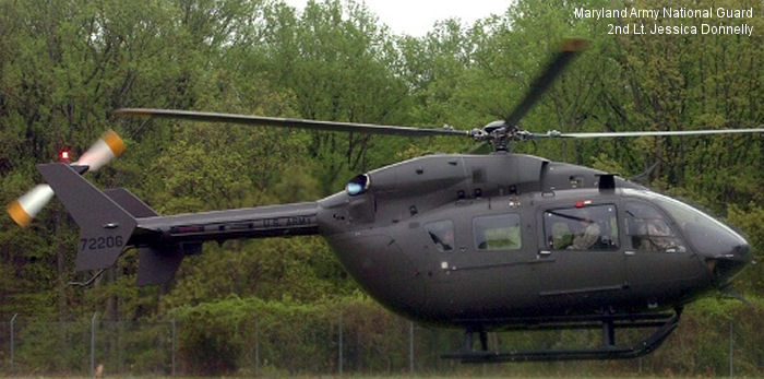 Helicopter Eurocopter UH-72A Lakota Serial 9473 Register 11-72206 used by US Army Aviation Army. Aircraft history and location