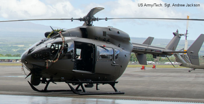 Helicopter Eurocopter UH-72A Lakota Serial 9475 Register 11-72207 used by US Army Aviation Army. Aircraft history and location