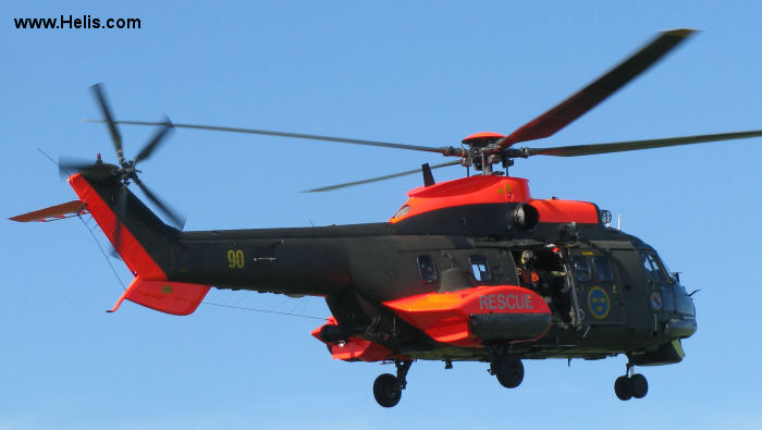 aerospatiale AS332M1 Super Puma 10410 Försvarsmakten
