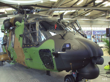 Helicopter NH Industries NH90 TTH Serial 1271 Register 1271 used by Aviation Légère de l'Armée de Terre ALAT (French Army Light Aviation). Aircraft history and location