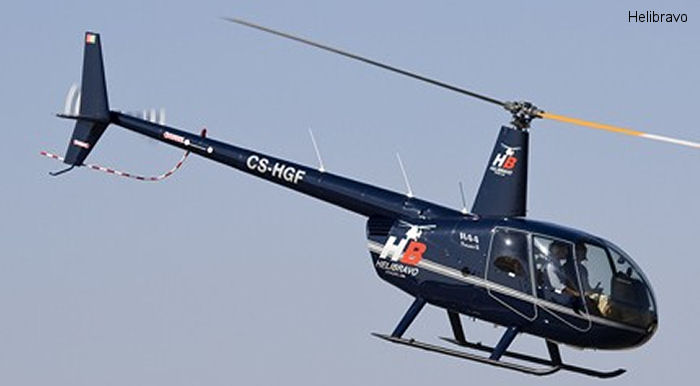 Helicopter Robinson R44 Raven II Serial 11738 Register CS-HGF used by HeliBravo. Aircraft history and location