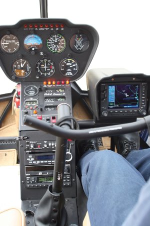 Robinson cockpit