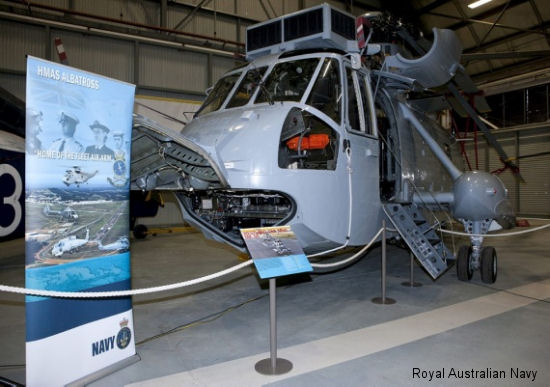 Helicopter Westland Sea King Mk.50 Serial wa 793 Register N16-118 used by Fleet Air Arm (RAN) RAN (Royal Australian Navy). Built 1974. Aircraft history and location
