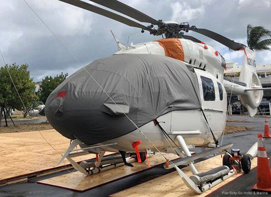 Helicopter Airbus H145 MB Serial 20077 Register N20VG N3MC used by Starspeed Ltd ,Airbus Helicopters Inc (Airbus Helicopters USA). Built 2016. Aircraft history and location