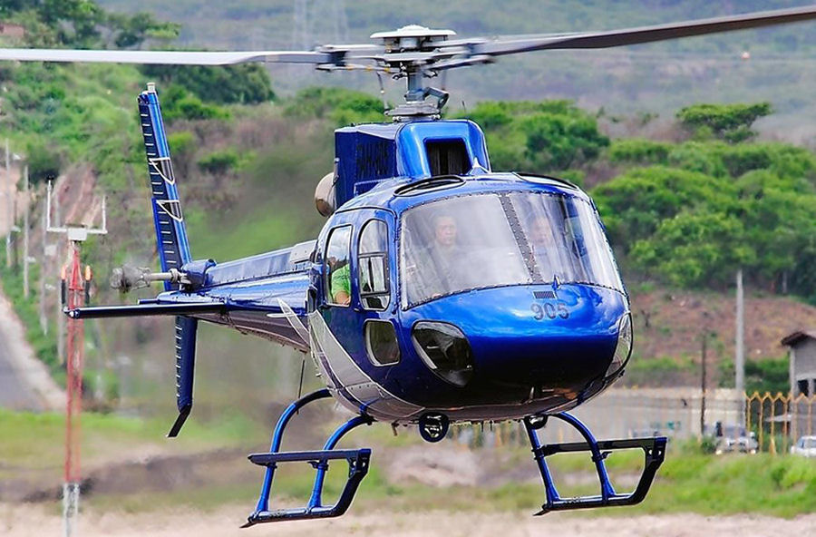Helicopter Eurocopter AS350B3 Ecureuil Serial 4699 Register FAH-905 TG-IEM C-GTWZ used by Fuerza Aerea Hondureña (Honduras Air Force) ,Eurocopter Canada. Built 2009. Aircraft history and location