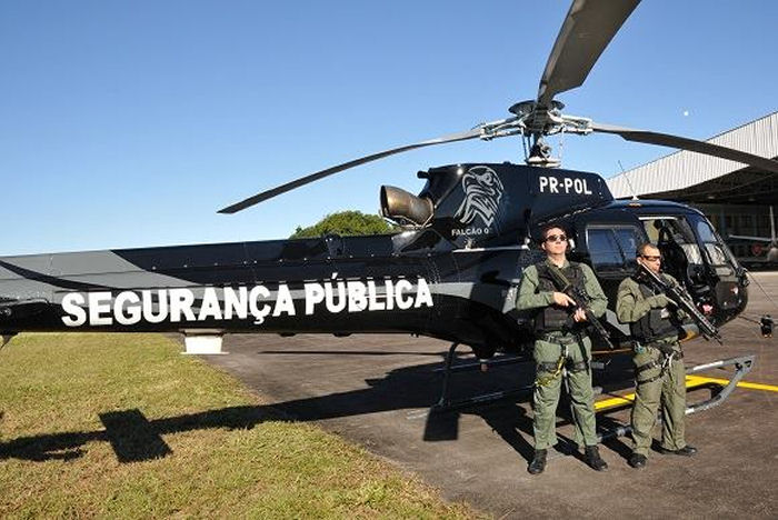 Helicopter Eurocopter HB350B2 Esquilo Serial 7475 Register PR-POL used by Polícia Civil (Brazilian Civil Police) ,Helibras. Aircraft history and location