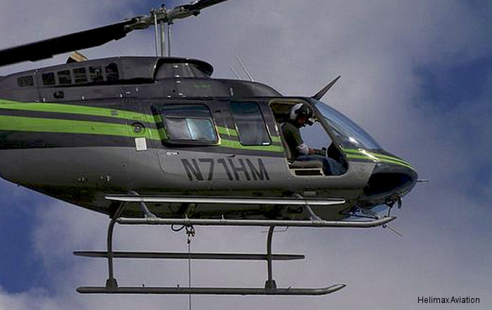 Helicopter Bell 206L-4 Long Ranger Serial 52114 Register N71HM N429HA XC-JCS used by Helimax Aviation ,Summit Helicopters Inc ,Gobierno de Mexico (Mexico Government). Built 1994. Aircraft history and location