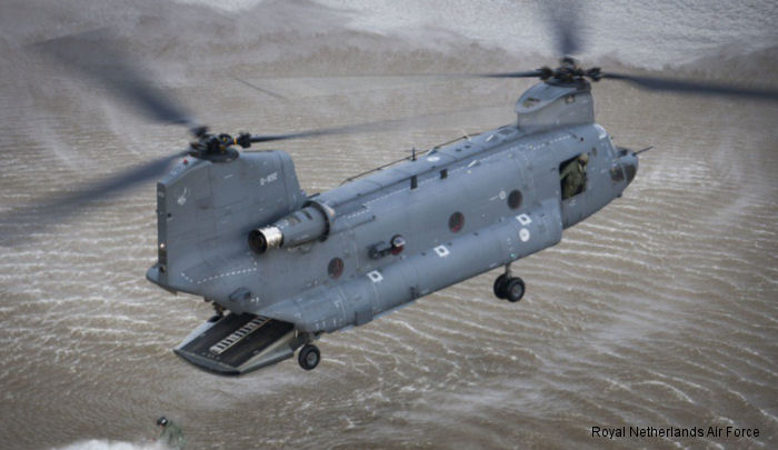 Photos of CH-47F Chinook in Royal Netherlands Air Force helicopter service.