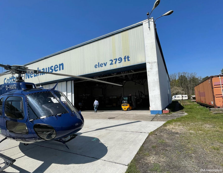 Helicopter Airbus H125 Serial 8766 Register D-HAIQ. Aircraft history and location