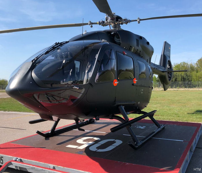 Helicopter Airbus H145D2 / EC145T2 Serial 20206 Register D-HCCF used by Helicopter Travel Munich HTM. Aircraft history and location