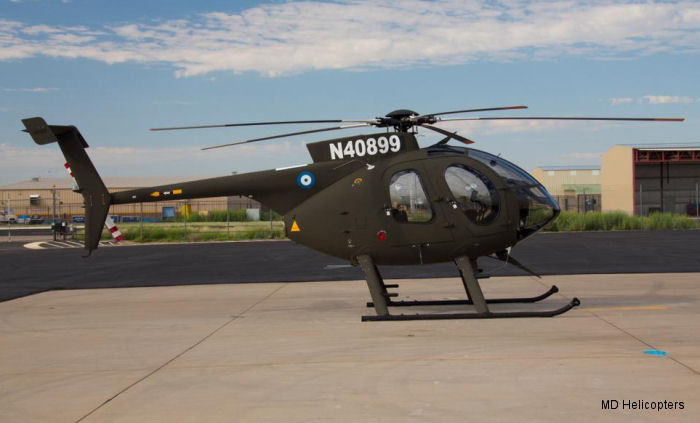 Helicopter MD Helicopters MD500E Serial 0610E Register UNO-089P 50 used by United Nations UNHAS ,Fuerza Aerea Salvadoreña (Air Force of El Salvador). Aircraft history and location