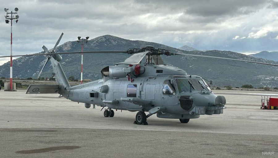Helicopter Sikorsky MH-60R Seahawk Serial  Register PN75 169892 used by Elliniko Polemiko Nautiko Navy (Hellenic Navy) ,US Navy USN. Built 2021. Aircraft history and location