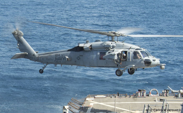 Helicopter Sikorsky MH-60S Seahawk Serial 70-3935 Register 168540 used by US Navy USN. Aircraft history and location