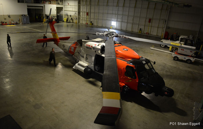 Helicopter Sikorsky HH-60J Jayhawk Serial 70-1959 Register 6038 used by US Coast Guard USCG. Aircraft history and location