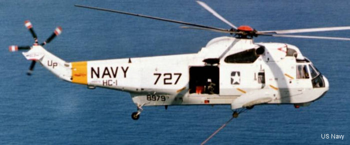 Helicopter Sikorsky HSS-2 Sea King Serial 61-051 Register 148979 used by US Navy USN. Built 1961. Aircraft history and location