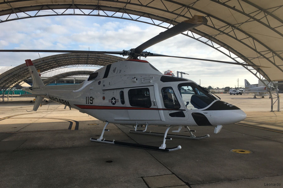 Helicopter AgustaWestland AW119Ke Koala Serial 14725 Register PS-COA N824BM ZS-RRN N629JS used by Policia Militar do Brasil (Brazilian Military Police) ,AgustaWestland Philadelphia (AgustaWestland USA) ,Air Mercy Service AMS. Built 2008 Converted to AW119Kx Koala. Aircraft history and location