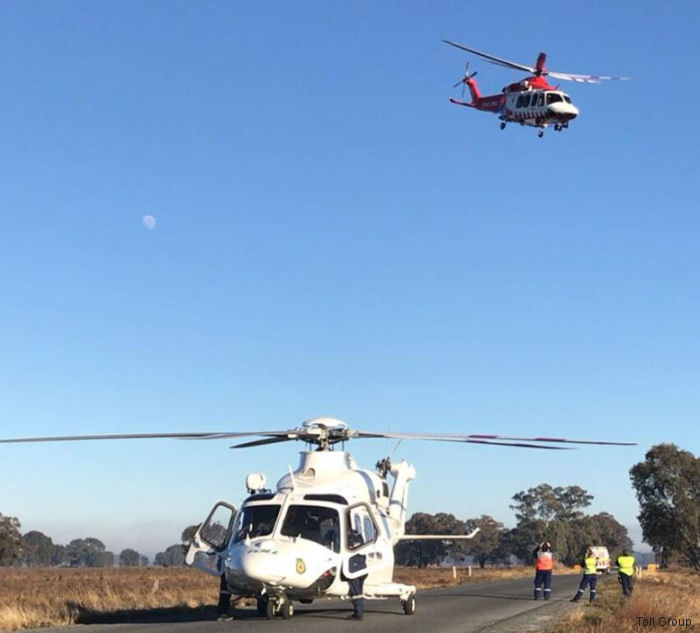 Photos of AW139 in Australia Air Ambulances helicopter service.