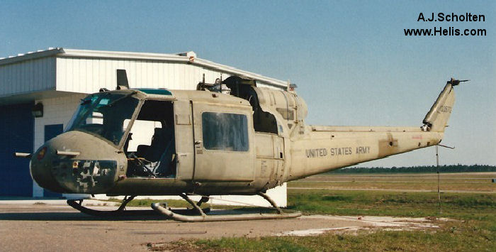 Helicopter Bell UH-1B Iroquois Serial 218 Register 60-3572 used by US Army Aviation Army. Aircraft history and location