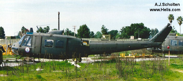 Helicopter Bell UH-1D Iroquois Serial 5336 Register 66-00853 used by US Army Aviation Army. Aircraft history and location