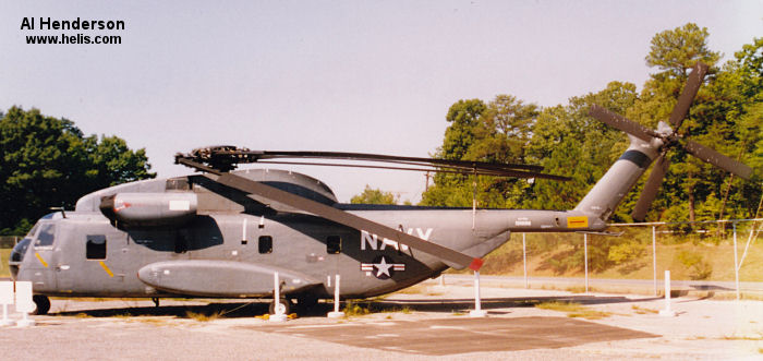 Helicopter Sikorsky CH-53A Sea Stallion Serial 65-003 Register 151686 used by US Navy USN ,US Marine Corps USMC. Built 1964. Aircraft history and location